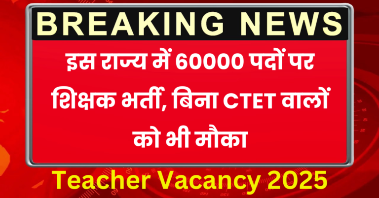Teacher Vacancy 2025