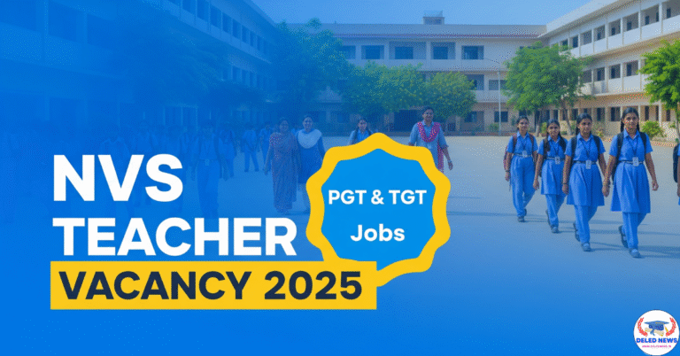 Navodaya Vidyalaya Teacher Recruitment 2025